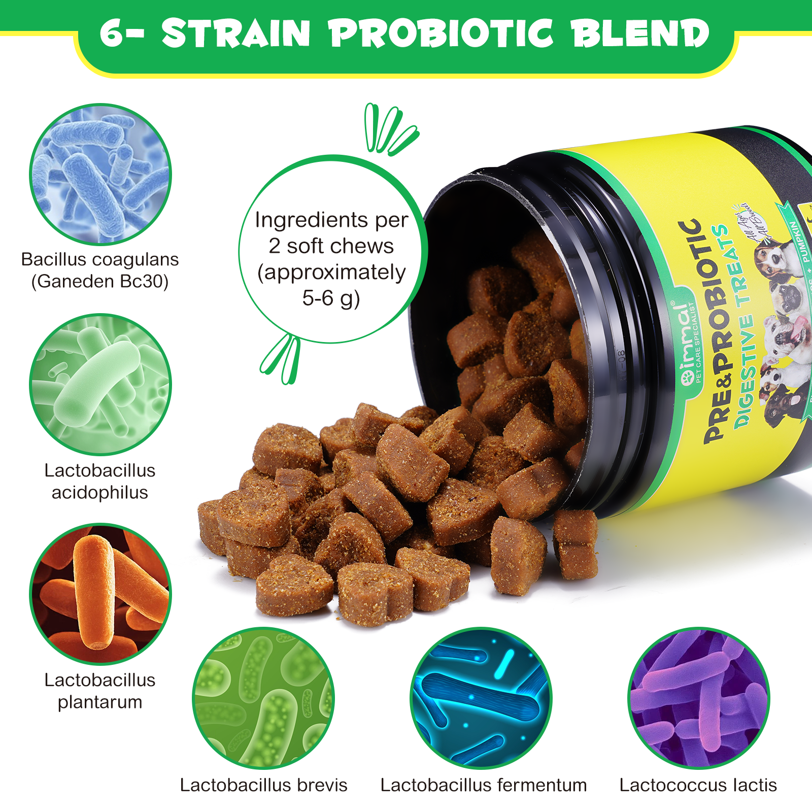 Oimmal Pre & Probiotic Digestive Chews